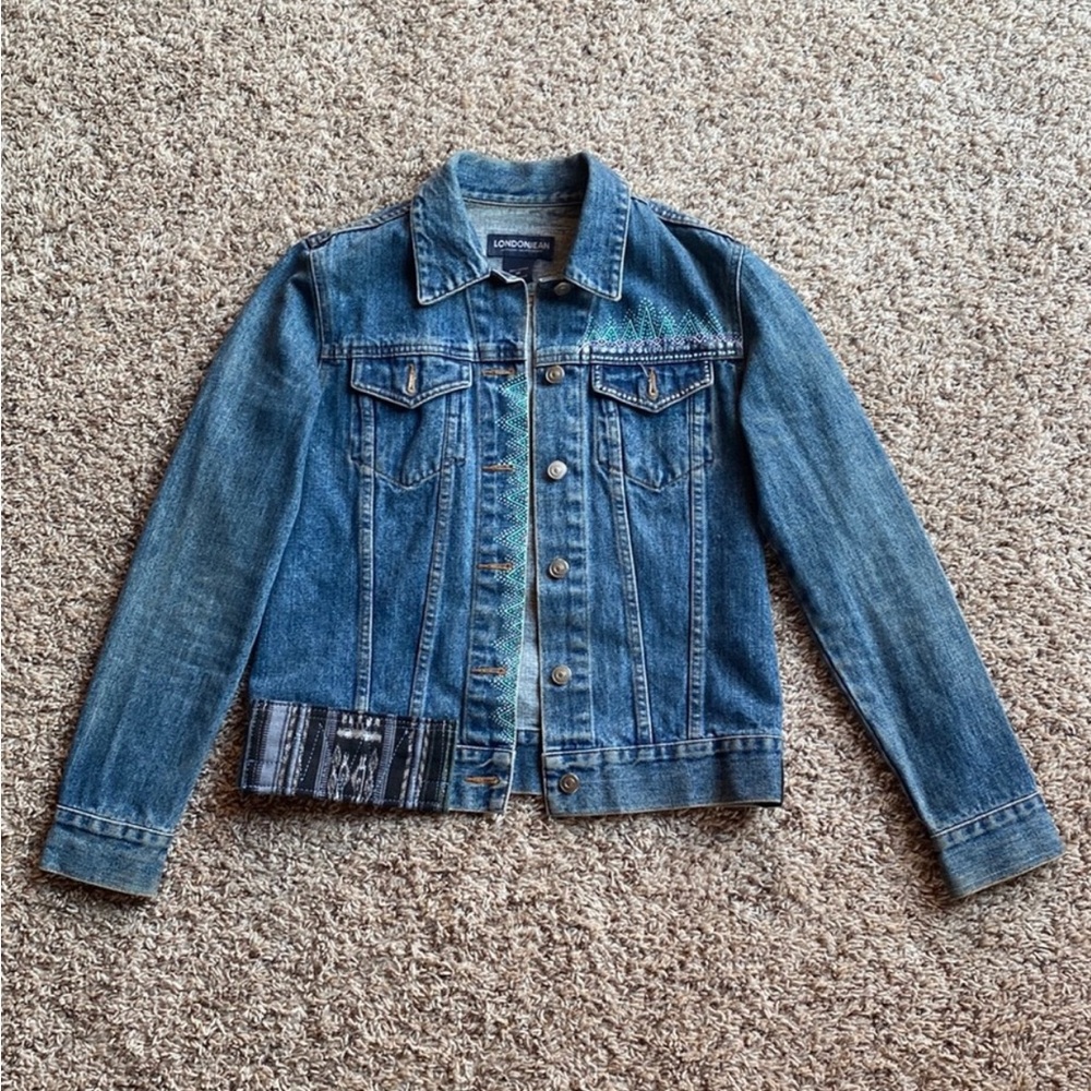 Patchwork Denim Jacket - image 1